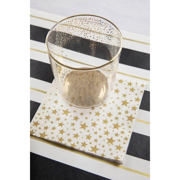 Paper Napkins Shining Stars lot of 2 packs of 20 / 40 total Hester & Cook NIP - Picture 2 of 3